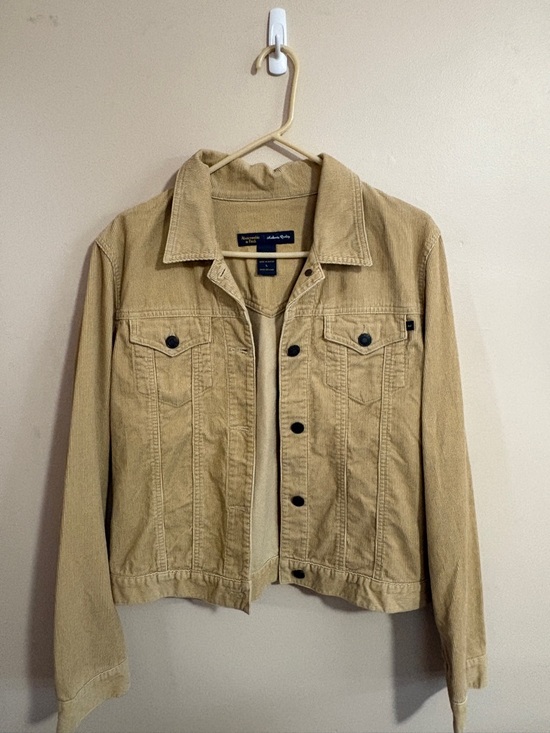 Abercrombie & Fitch Jackets & Blazers - Abercrombie & Fitch Tan Corduroy Shirt Jacket